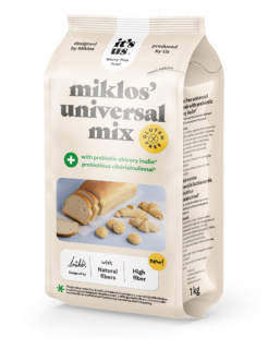 It's us Miklos' universal mix plus lisztkeverék prebiotikus cikóriainulinnal 1000g