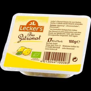 Lecker's bio kandírozott citrom 100g