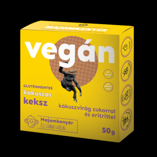 Majomkenyér vegán kókuszos keksz 50g