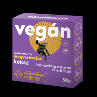 Majomkenyér vegán mogyoróvajas keksz 50g