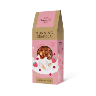 Mendula Morning Granola Berry Delight - málnás-vörösáfonyás granola 300g