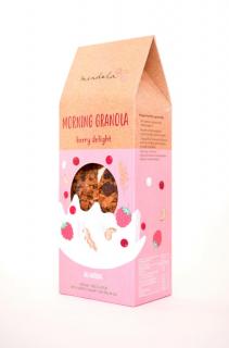 Mendula Morning Granola: málnás-vörösáfonyás granola kesudióval 300g