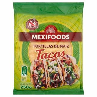 Mexifoods tortilla - kukoricás, gluténmentes 250g