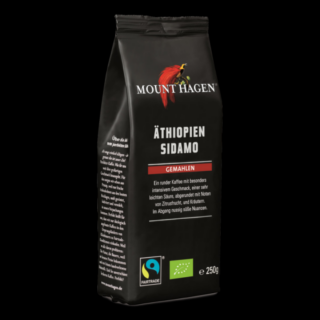Mount Hagen bio Etióp kávé, őrölt - Fairtrade 250g