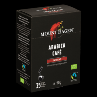 Mount Hagen bio instant kávé adagok 25 x 2g