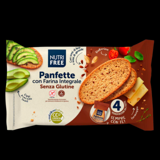 Nutri Free  Panfette integrale gluténmentes korpás szeletelt kenyér 300g