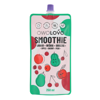 Owolovo alma-meggy-körte smoothie 250g