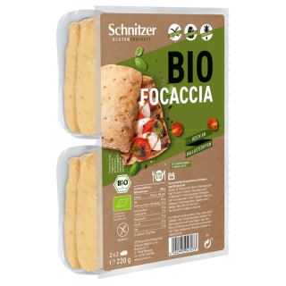 Schnitzer bio gluténmentes focaccia 220g