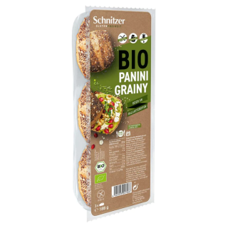 Schnitzer bio gluténmentes magvas panini 188g