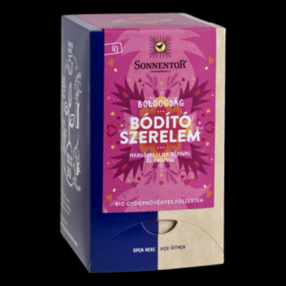 Sonnentor bio Boldogság - Bódító szerelem - herbál gyümölcstea  keverék - 18 filter 36g