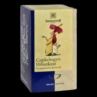 Sonnentor bio csipkebogyó hibiszkusz tea - 18 filter 54g