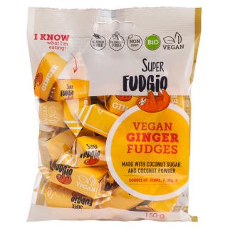 Super Fudgio bio tejmentes gyömbéres karamella 150g