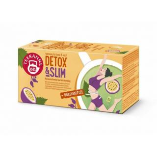 Teekanne Detox  Slim passionfruit tisztító tea - 20 filter 32g