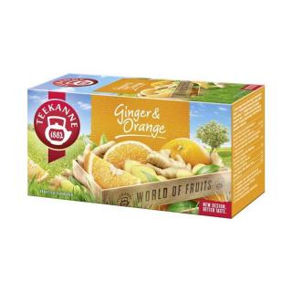 Teekanne Ginger Orange- gyömbéres narancsos gyümölcstea - 20 filter 45g