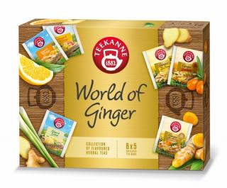 Teekanne World of Ginger gyömbér ízű teaválogatás - 30 filter 55g
