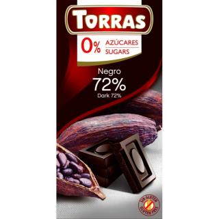 Torras étcsokoládé 72% 75g