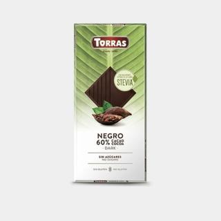 Torras Stevia étcsokoládé édesítőszerrel 100g