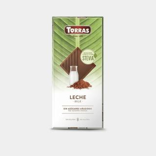 Torras Stevia tejcsokoládé édesítőszerrel 100g