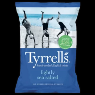 Tyrrell's burgonyachips - enyhén sós 150g