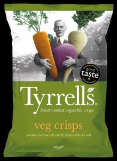 Tyrrell's vegyes zöldségchips 40g