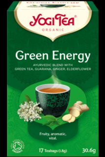 Yogi Tea Green Energy - energizáló bio zöld tea - 17 filter 30,6g