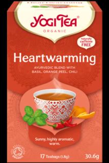 Yogi Tea Heartwarming - szívmelengető bio tea - 17 filter 30,6g