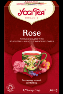 Yogi Tea Rose - rózsa bio tea - 17 filter 34g