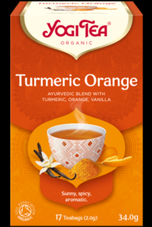 Yogi Tea Turmeric Orange - kurkuma narancs bio tea - 17 filter 34g