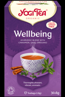 Yogi Tea Wellbeing - jó közérzet bio tea - 17 filter 30,6g