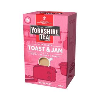 Yorkshire Tea Toast and Jam - fekete tea lekváros pirítós ízesítéssel 40 filter 125g