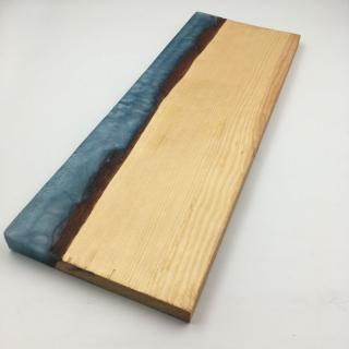 Straight Blue - Epoxi gyanta tálaló/serving board