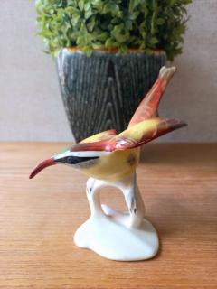 Aquincum kolibri porcelán figura
