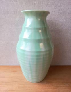 Art deco stílusú angol kerámia váza - Candy ware