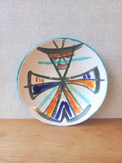 Fórizsné kerámia fali tányér - bohóc dekorral