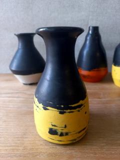 Gorka Lívia fekete - sárga váza
