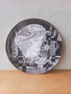 Hollóházi Szász porcelán tányér