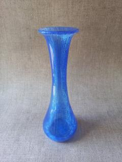 Karcagi királykék üveg váza