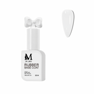 M+ beauty Rubber base coat - 001 Fehér