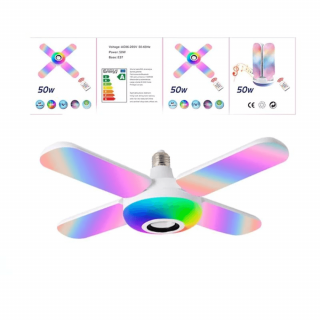 Zenélő LED lámpa és hangulatvilágítás bluetoothszal - 4 Propeller