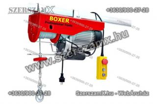 Boxer BX-563 Drótköteles Emelő 400/800kg 3000W