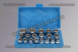 Haina HA-1446 Torx 12-csillagos Dugókulcs készlet 19-részes MG50798