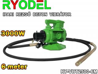 Ryodel RY-VBT2500X6M Betonvibrátor 3000W + 6méter szár