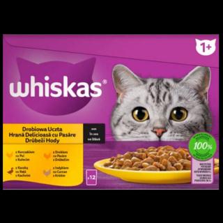 Adult "Baromfi Lakomák" - Alutasakos (csirke,pulyka) szószban - macskák részére (12x85g)