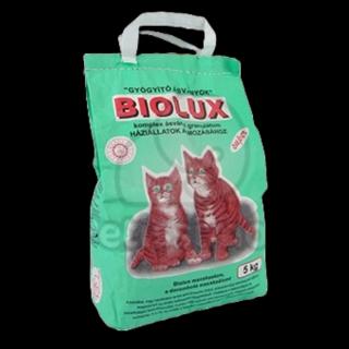 Biolux - zeolit alapú csomósodó macskaalom (5kg)