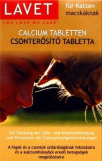 Calcium Tabletta - (csonterősítő) macskák részére