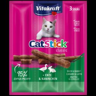 Cat Stick Mini - jutalomfalat (nyúl,kacsa) macskák részére (3x6g)
