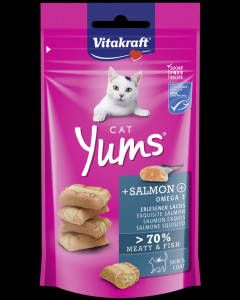 Cat Yums Snack - puha jutalomfalat (lazaccal) macskák részére (40g)