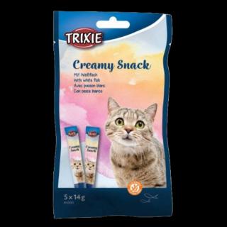 Creamy Snack with shrimp - jutalomfalat (tonhal, fehér hal) macskák részére (5×14g)