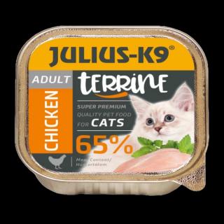 (csirke) terrine felnőtt macskák részére (65% Hústartalom)