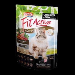 FitActive Cat Hairball Adult (baromfi,hal) száraztáp - Felnőtt macskák részére